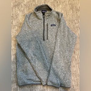 Men’s Patagonia Better Sweater Fleece Jacket XL Stonewash Grey